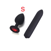 TPFSecret Juwel Analplug 2er Set mit Vibrator - verschiedene Größen